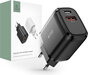 Tech-Protect Wall charger - Oplader met 1 USB-A en 1 USB-C poort -20W - Quick Charge 3.0 - Zwart