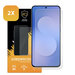 2-Pack Samsung Galaxy S25 FE Screenprotectors - MobyDefend Case-Friendly Screensavers - Gehard Glas