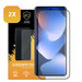 2-Pack Xiaomi Redmi Note 15 5G Screenprotectors - MobyDefend Screensavers Met Zwarte Randen - Gehard Glas 