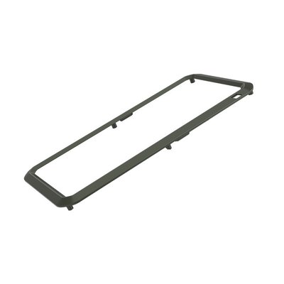 iPhone 12 Love Mei Glazen Voorkant Met Metalen Frame - Groen