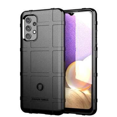 Samsung Galaxy A32 (4G) Hoesje - Mobydefend Rugged Shield TPU Backcover - Zwart