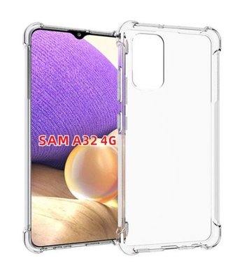Samsung Galaxy A32 (4G) Hoesje - MobyDefend Transparante Shockproof TPU Backcover - Verstevigde Hoeken - Volledig Doorzichtig