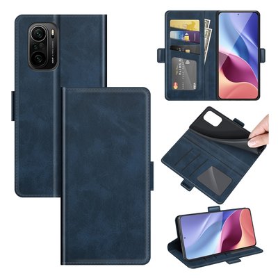Xiaomi Mi 11i Hoesje - MobyDefend Luxe Wallet Book Case (Sluiting Zijkant) - Blauw