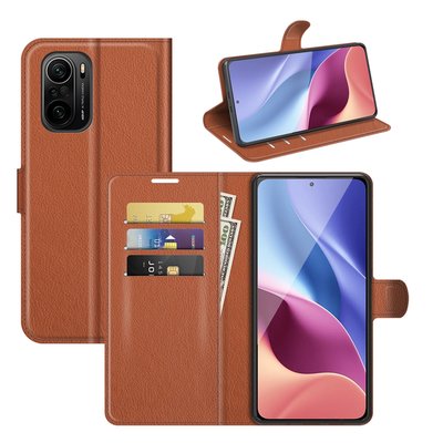 Xiaomi Mi 11i Hoesje - MobyDefend Kunstleren Wallet Book Case (Sluiting Voorkant) - Bruin