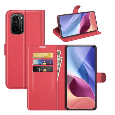 Xiaomi Mi 11i Hoesje - MobyDefend Kunstleren Wallet Book Case (Sluiting Voorkant) - Rood