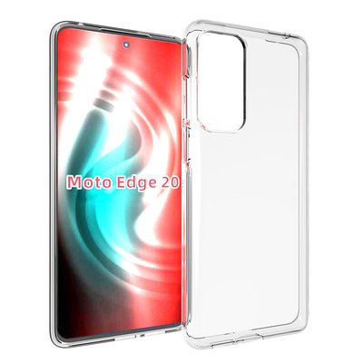 Motorola Edge 20 Hoesje - MobyDefend Transparante TPU Backcover - Volledig Doorzichtig