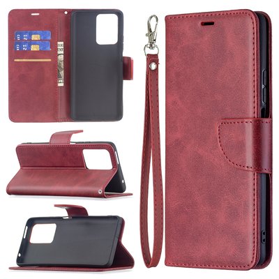 Xiaomi 11T / Xiaomi 11T Pro Hoesje - MobyDefend Wallet Book Case Met Koord - Rood