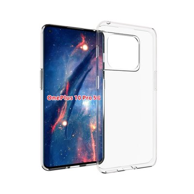 OnePlus 10 Pro Hoesje - MobyDefend Transparante TPU Backcover - Volledig Doorzichtig