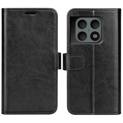 OnePlus 10 Pro Hoesje - MobyDefend Wallet Book Case (Sluiting Achterkant) - Zwart