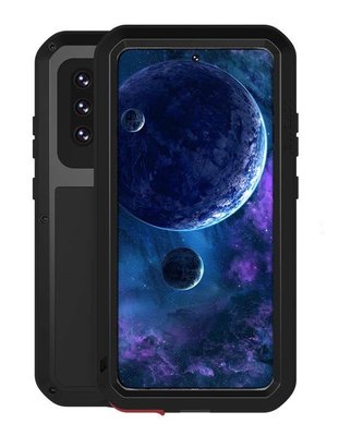 Samsung Galaxy A52 / A52s Hoes - Love Mei Metalen Case - Extreme Protection - Zwart