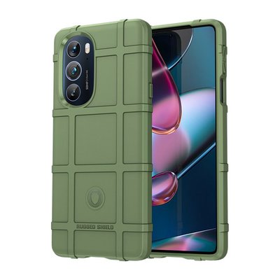 Motorola Edge 30 Pro Hoesje - Mobydefend Rugged Shield TPU Backcover - Groen