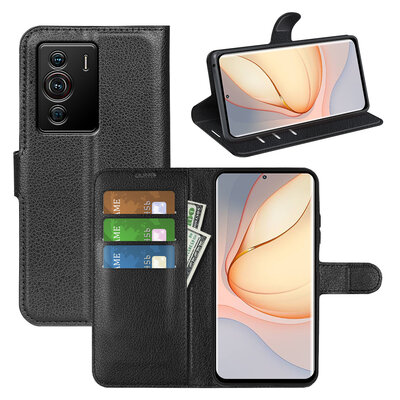 Sony Xperia 10 IV Hoesje - MobyDefend Kunstleren Wallet Book Case (Sluiting Voorkant) - Zwart