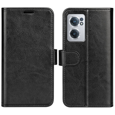 OnePlus Nord CE 2 Hoesje - MobyDefend Wallet Book Case (Sluiting Achterkant) - Zwart