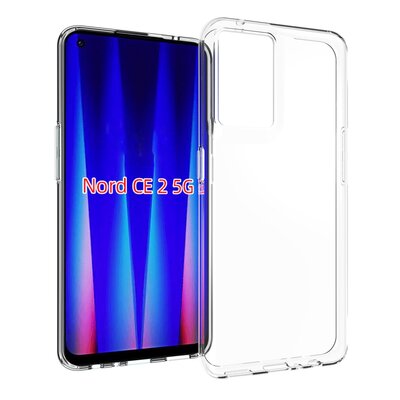 OnePlus Nord CE 2 Hoesje - MobyDefend Transparante TPU Backcover - Volledig Doorzichtig