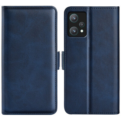 OnePlus Nord CE 2 Lite Hoesje - MobyDefend Luxe Wallet Book Case (Sluiting Zijkant) - Blauw