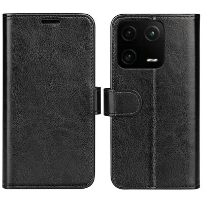 Xiaomi 13 Pro Hoesje - MobyDefend Wallet Book Case (Sluiting Achterkant) - Zwart