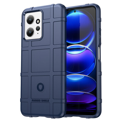 Xiaomi Redmi Note 12 4G Hoesje - Mobydefend Rugged Shield TPU Backcover - Blauw