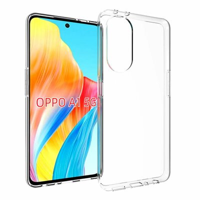 Oppo A98 Hoesje - MobyDefend Transparante TPU Backcover - Volledig Doorzichtig