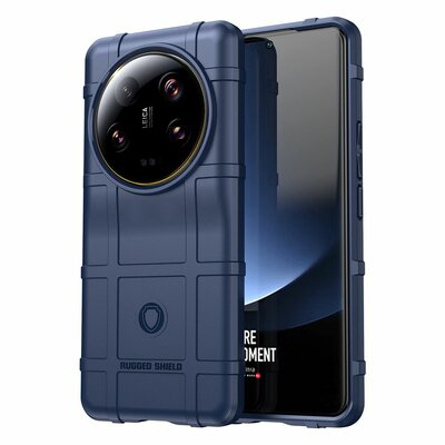 Xiaomi 13 Ultra Hoesje - Mobydefend Rugged Shield TPU Backcover - Blauw