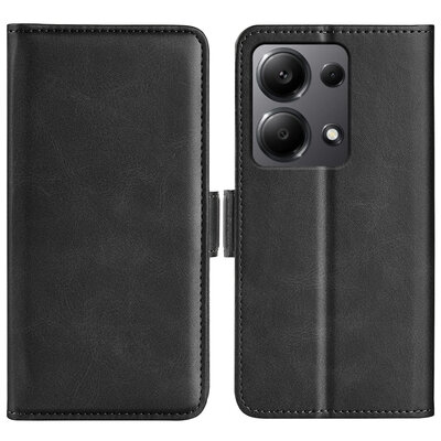 Xiaomi Redmi Note 13 Pro 4G Hoesje - MobyDefend Luxe Wallet Book Case (Sluiting Zijkant) - Zwart