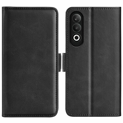 OnePlus Nord CE 4 Hoesje - MobyDefend Luxe Wallet Book Case (Sluiting Zijkant) - Zwart