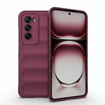 Oppo Reno12 Pro Hoesje - MobyDefend TPU Gripcase - Paars