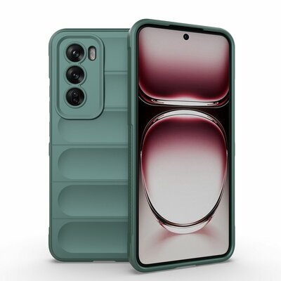 Oppo Reno12 Pro Hoesje - MobyDefend TPU Gripcase - Groen
