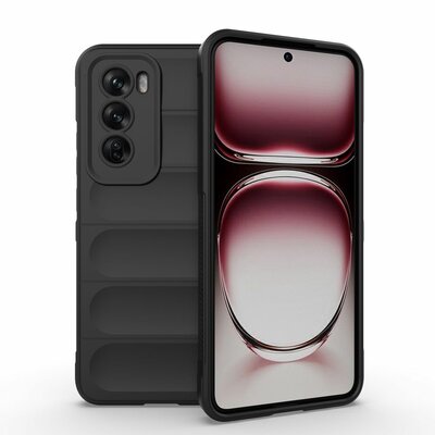 Oppo Reno12 Pro Hoesje - MobyDefend TPU Gripcase - Zwart