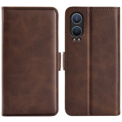 OnePlus Nord CE 4 Lite Hoesje - MobyDefend Luxe Wallet Book Case (Sluiting Zijkant) - Bruin