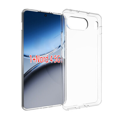 OnePlus Nord 4 Hoesje - MobyDefend Transparante TPU Backcover - Volledig Doorzichtig