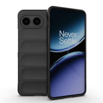 OnePlus Nord 4 Hoesje - MobyDefend TPU Gripcase - Zwart