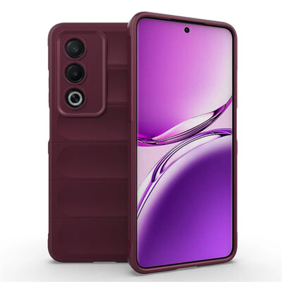 Oppo A80 5G Hoesje - MobyDefend TPU Gripcase - Paars