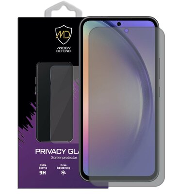 MobyDefend Samsung Galaxy A54 Screenprotector - Matte Privacy Glass Screensaver