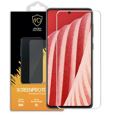 Samsung Galaxy A73 Screenprotector - MobyDefend Case-Friendly Screensaver - Gehard Glas