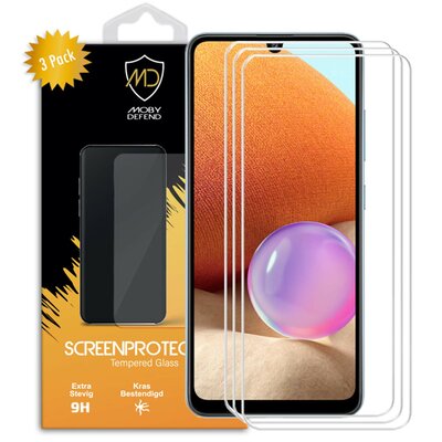 3-Pack Samsung Galaxy A52 / A52s Screenprotectors - MobyDefend Case-Friendly Screensavers - Gehard Glas