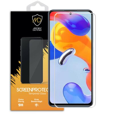 Xiaomi Redmi Note 11 Pro / Note 11 Pro 5G / Note 11 Pro+ Screenprotector - MobyDefend Case-Friendly Screensaver - Gehard Glas