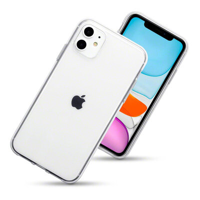 iPhone 11 Hoesje - MobyDefend Transparante TPU Backcover - Volledig Doorzichtig