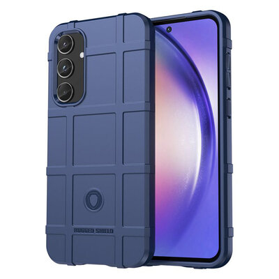 Samsung Galaxy A55 Hoesje - Mobydefend Rugged Shield TPU Backcover - Blauw