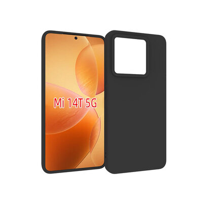 Xiaomi 14T Hoesje - MobyDefend TPU Backcover - Mat Zwart