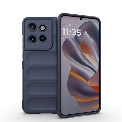 Motorola Edge 50 Neo Hoesje - MobyDefend TPU Gripcase - Blauw