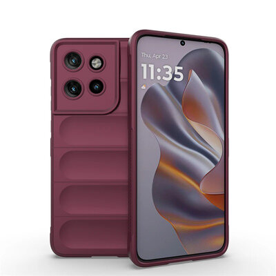 Motorola Edge 50 Neo Hoesje - MobyDefend TPU Gripcase - Paars