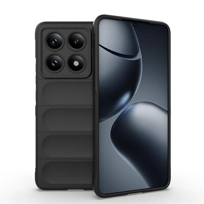 Xiaomi 14T Pro Hoesje - MobyDefend TPU Gripcase - Zwart