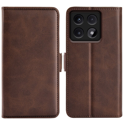 Xiaomi 14T Pro Hoesje - MobyDefend Luxe Wallet Book Case (Sluiting Zijkant) - Bruin