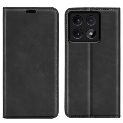 Xiaomi 14T Pro Hoesje - MobyDefend Luxe Wallet Bookcase (Magnetische Sluiting) - Zwart