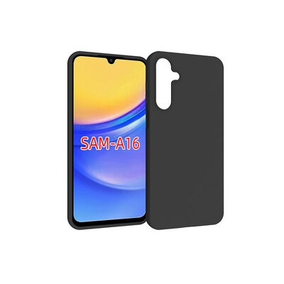 Samsung Galaxy A16 Hoesje - MobyDefend TPU Backcover - Mat Zwart