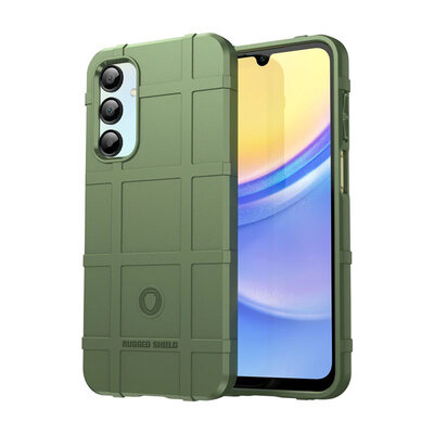 Samsung Galaxy A16 Hoesje - Mobydefend Rugged Shield TPU Backcover - Groen