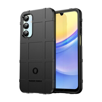 Samsung Galaxy A16 Hoesje - Mobydefend Rugged Shield TPU Backcover - Zwart