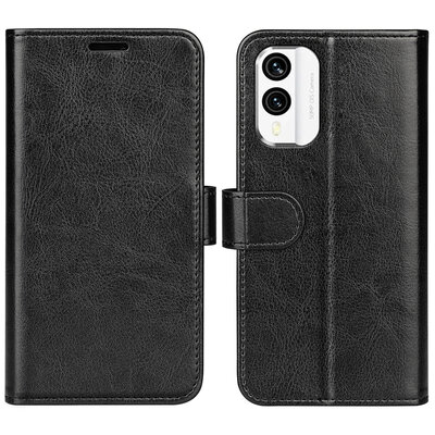 Nokia X30 Hoesje - MobyDefend Wallet Book Case (Sluiting Achterkant) - Zwart
