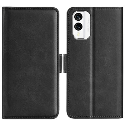 Nokia X30 Hoesje - MobyDefend Luxe Wallet Book Case (Sluiting Zijkant) - Zwart
