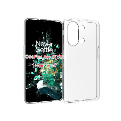 OnePlus Nord 3 Hoesje - MobyDefend Transparante TPU Backcover - Volledig Doorzichtig
